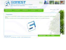 Tablet Screenshot of industrie.sonest.fr